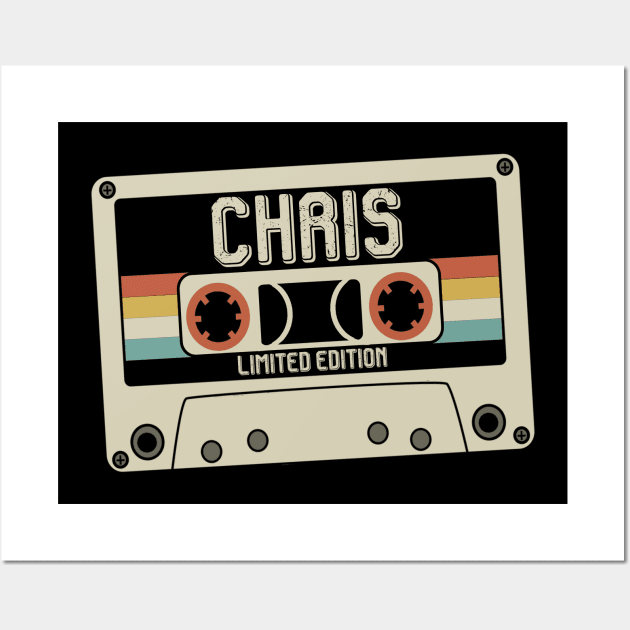 Chris - Limited Edition - Vintage Style Wall Art by Debbie Art